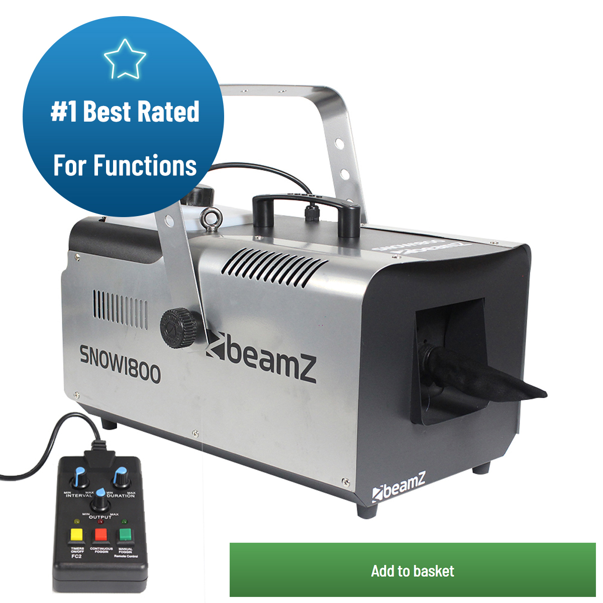 BeamZ SNOW1800 Snowmachine