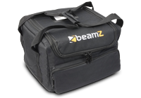 A black Beamz lighting bag with side pocket and top handles.