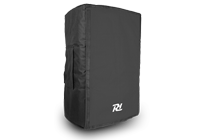Black PA speaker bags with velcro hook and loop opening.