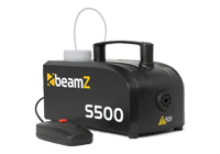 A small Fog Machine S500 model manufactured by Beamz complete with remote control.