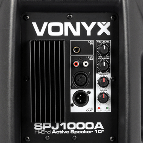 Vonyx SPJ-1000AD 10" Active PA Speaker 400W with Useful Inputs