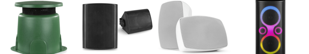 Explore our range of garden speakers