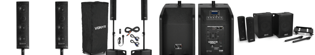 Vonyx VX1050BT Active Column Line Array Speaker System