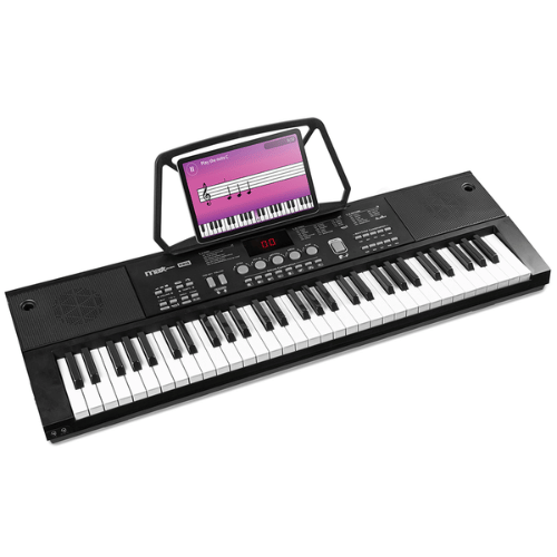 MAX KB15 Portable Electronic Music Keyboard - 61-Key with Microphone