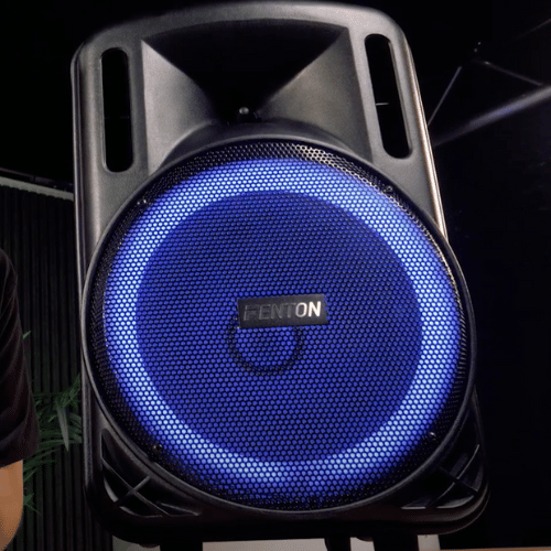 Fenton FT12LED MK2 12" Portable PA System with LED light
