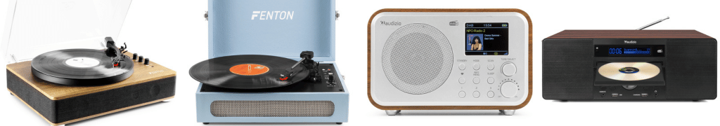DAB radio and record player gifts