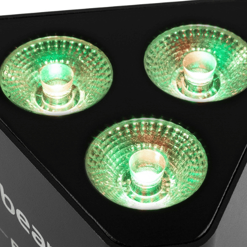 Close up of wireless LED uplight