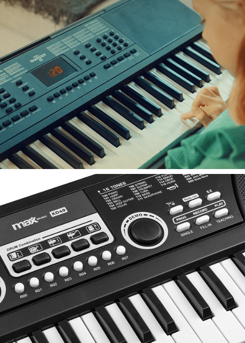 portable piano for accurate practice with plenty fo sounds