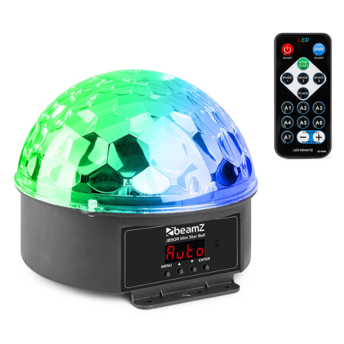 BeamZ JB90R Mini Star Ball - DMX LED Disco Ball