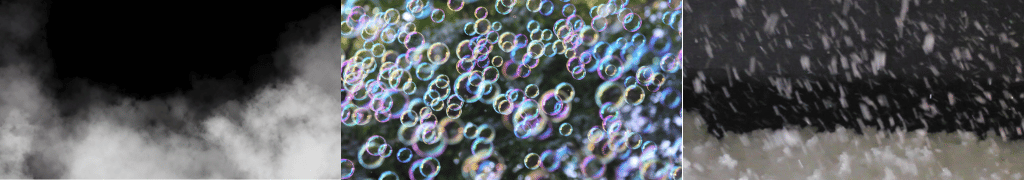 Effects machines enhance party lights