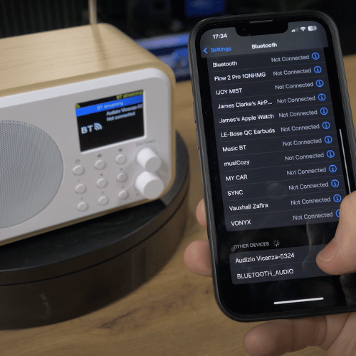 Audizio Vicenza Portable WiFi Internet & DAB Radio with Bluetooth