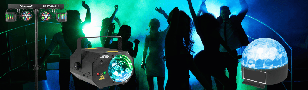 Christmas party lights and effects