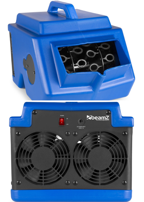 BeamZ B1500 Double Wheel Bubble Machine - 2L Tank