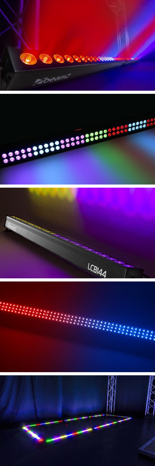 LED wall washer in use