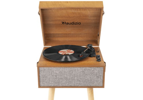 Audizio Fremont Retro Vinyl Record Player front