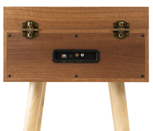 Audizio Fremont Retro Vinyl Record Player rear