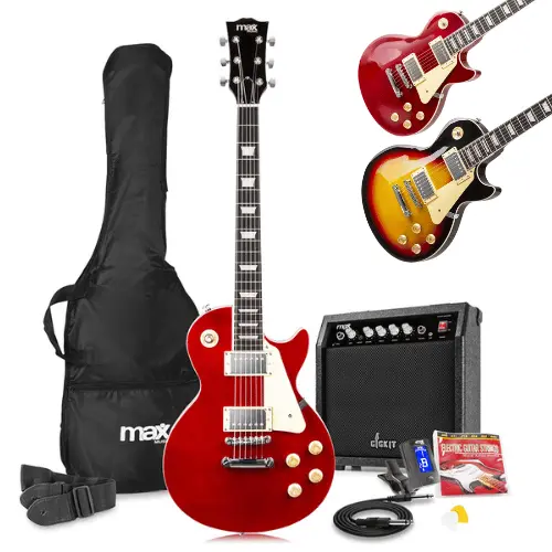 Max GigKit LP Style Beginner Electric Guitar