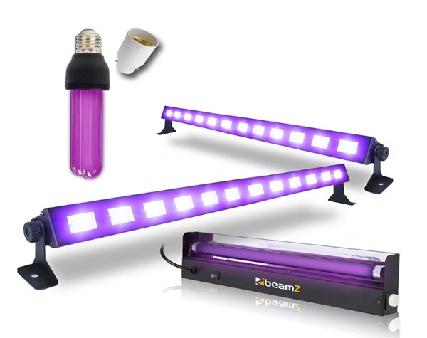 UV Halloween party lights