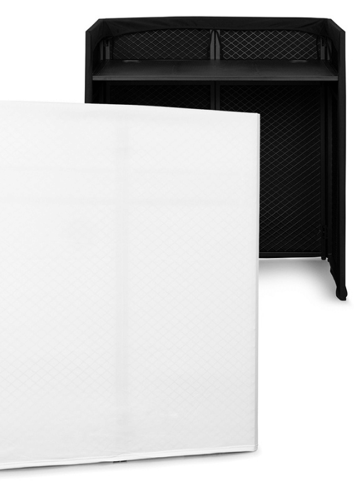 Vonyx DBC105 Foldable Mobile DJ Booth System with Carry Bag