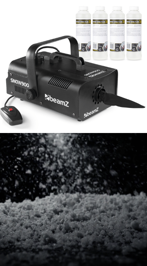 BeamZ SNOW900 Snow Machine with 20L Fluid Set