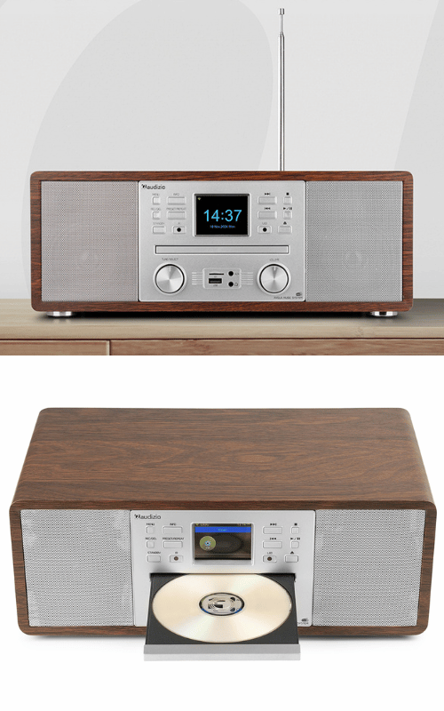 Audizio Avola DAB Radio & CD Player Bluetooth & Internet