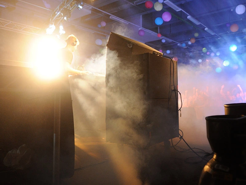 Active Vs Passive Speakers - The Pros & Cons - Active PA Speakers on a Stage