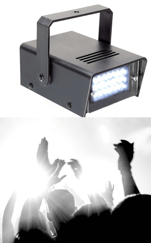 Mini strobe light
