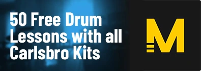 Free drum lessons with this drum kit.