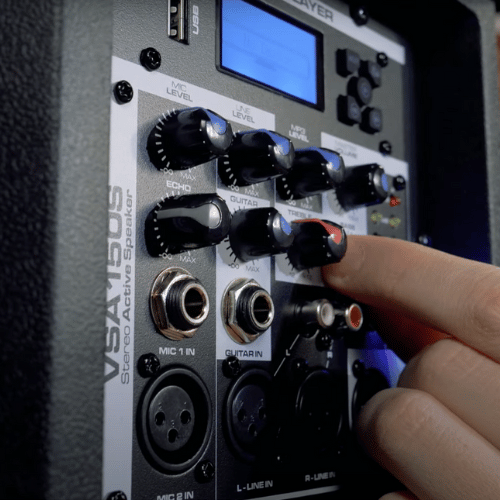 Vonyx VSA150S 15" Bluetooth Active DJ Speaker with Inbuilt Mixer