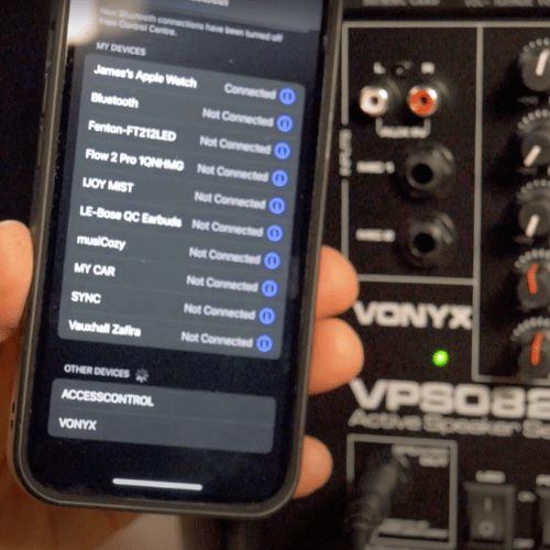 Vonyx VPS082A 8" Active Party Speaker Set with Bluetooth