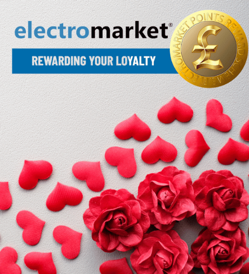 Double EM Points, ElectroMarket's Valentine's Day Gift to all our customers.